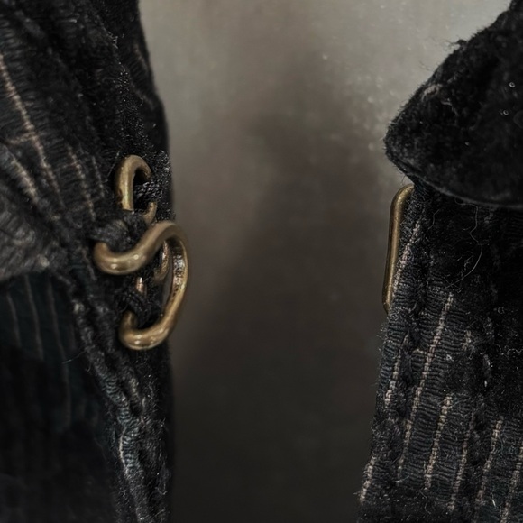 Free People black velvet brocade blazer - Picture 7 of 10